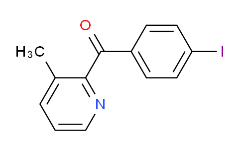 CAS No. 1187171-16-9, (4-Iodophenyl)(3-methylpyridin-2-yl)methanone