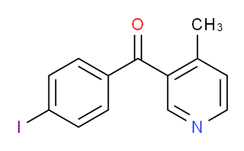 CAS No. 1187171-73-8, (4-Iodophenyl)(4-methylpyridin-3-yl)methanone