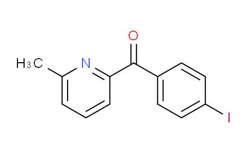 CAS No. 1187170-49-5, (4-Iodophenyl)(6-methylpyridin-2-yl)methanone