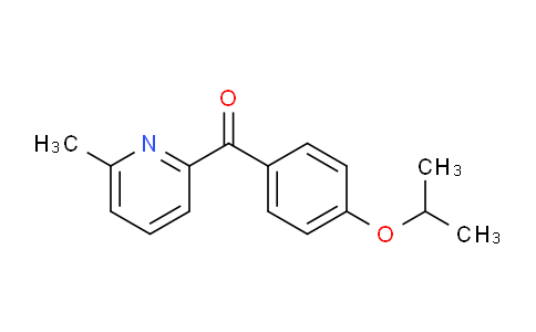 CAS No. 1187165-75-8, (4-Isopropoxyphenyl)(6-methylpyridin-2-yl)methanone