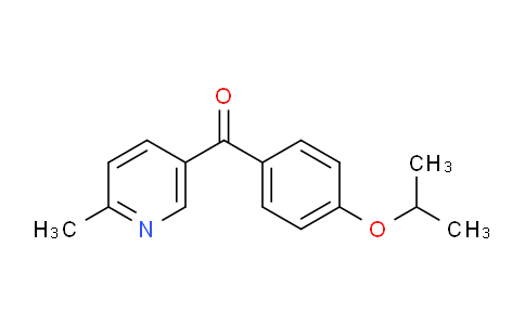 CAS No. 1187164-63-1, (4-Isopropoxyphenyl)(6-methylpyridin-3-yl)methanone