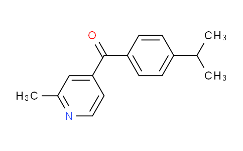 CAS No. 1187171-25-0, (4-Isopropylphenyl)(2-methylpyridin-4-yl)methanone