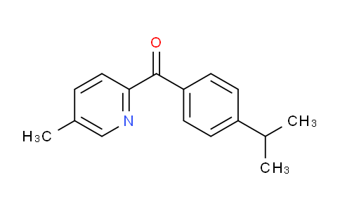 CAS No. 1187166-72-8, (4-Isopropylphenyl)(5-methylpyridin-2-yl)methanone