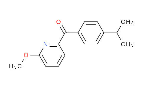 CAS No. 1187167-25-4, (4-Isopropylphenyl)(6-methoxypyridin-2-yl)methanone
