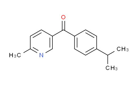 CAS No. 1187170-23-5, (4-Isopropylphenyl)(6-methylpyridin-3-yl)methanone