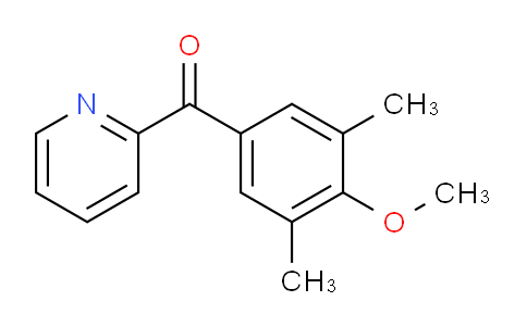 CAS No. 1443340-38-2, (4-Methoxy-3,5-dimethylphenyl)(pyridin-2-yl)methanone