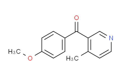 CAS No. 1187167-86-7, (4-Methoxyphenyl)(4-methylpyridin-3-yl)methanone