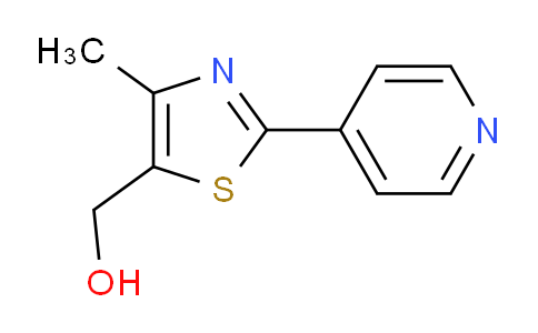 CAS No. 886851-57-6, (4-Methyl-2-(pyridin-4-yl)thiazol-5-yl)methanol
