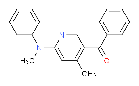 CAS No. 1355230-94-2, (4-Methyl-6-(methyl(phenyl)amino)pyridin-3-yl)(phenyl)methanone