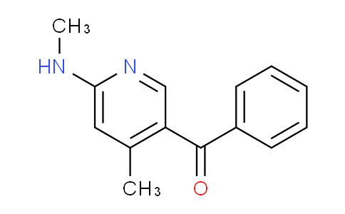 CAS No. 1355191-74-0, (4-Methyl-6-(methylamino)pyridin-3-yl)(phenyl)methanone
