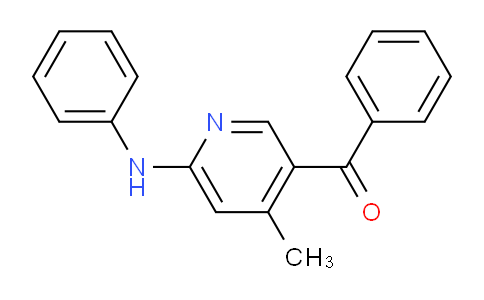 CAS No. 1355204-77-1, (4-Methyl-6-(phenylamino)pyridin-3-yl)(phenyl)methanone