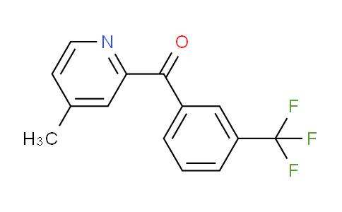 CAS No. 1187170-35-9, (4-Methylpyridin-2-yl)(3-(trifluoromethyl)phenyl)methanone