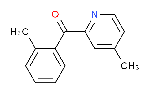 CAS No. 1187165-12-3, (4-Methylpyridin-2-yl)(o-tolyl)methanone