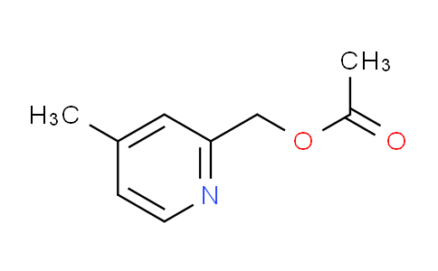 CAS No. 55485-91-1, (4-Methylpyridin-2-yl)methyl acetate