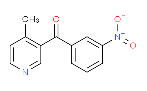 CAS No. 1187168-01-9, (4-Methylpyridin-3-yl)(3-nitrophenyl)methanone
