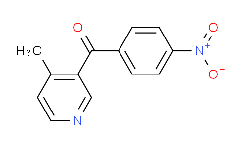 CAS No. 1187168-07-5, (4-Methylpyridin-3-yl)(4-nitrophenyl)methanone