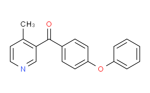 CAS No. 1187168-78-0, (4-Methylpyridin-3-yl)(4-phenoxyphenyl)methanone
