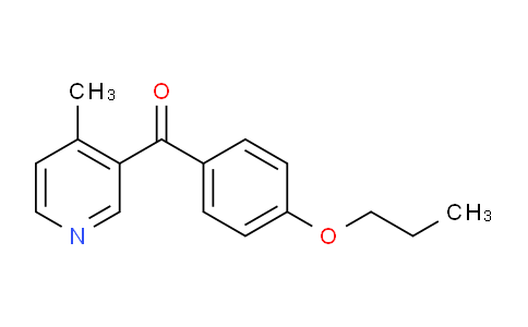 CAS No. 1187171-77-2, (4-Methylpyridin-3-yl)(4-propoxyphenyl)methanone