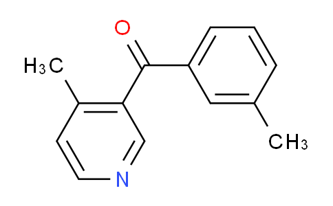 CAS No. 158978-62-2, (4-Methylpyridin-3-yl)(m-tolyl)methanone
