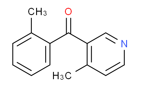 CAS No. 1187167-91-4, (4-Methylpyridin-3-yl)(o-tolyl)methanone