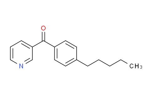 CAS No. 61780-10-7, (4-Pentylphenyl)(pyridin-3-yl)methanone