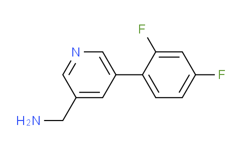 CAS No. 1346691-69-7, (5-(2,4-Difluorophenyl)pyridin-3-yl)methanamine