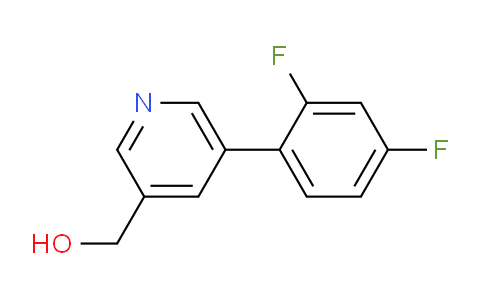 CAS No. 887974-19-8, (5-(2,4-Difluorophenyl)pyridin-3-yl)methanol