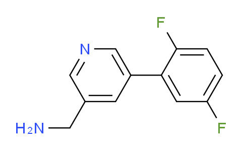 CAS No. 1346692-25-8, (5-(2,5-Difluorophenyl)pyridin-3-yl)methanamine