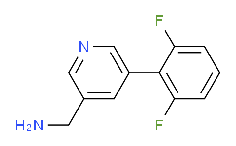 CAS No. 1346691-85-7, (5-(2,6-Difluorophenyl)pyridin-3-yl)methanamine