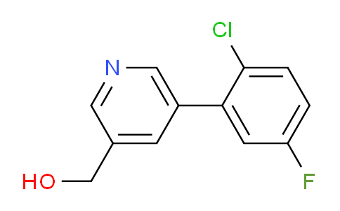 CAS No. 1346692-30-5, (5-(2-Chloro-5-fluorophenyl)pyridin-3-yl)methanol