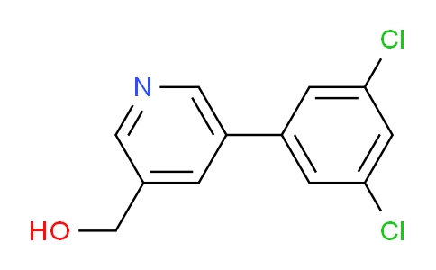 CAS No. 887974-17-6, (5-(3,5-Dichlorophenyl)pyridin-3-yl)methanol