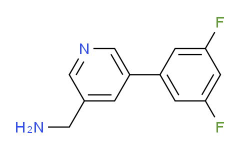 CAS No. 1346691-80-2, (5-(3,5-Difluorophenyl)pyridin-3-yl)methanamine