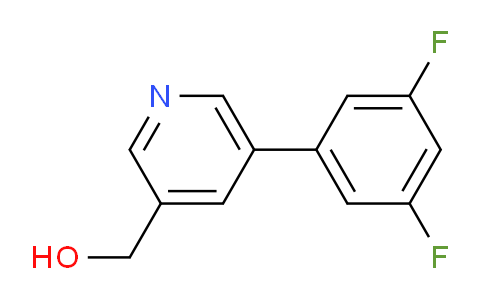 CAS No. 1346691-78-8, (5-(3,5-Difluorophenyl)pyridin-3-yl)methanol