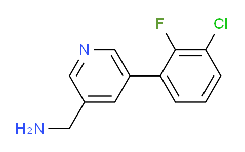 CAS No. 1346692-08-7, (5-(3-Chloro-2-fluorophenyl)pyridin-3-yl)methanamine