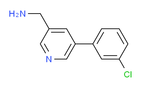 CAS No. 1356110-67-2, (5-(3-Chlorophenyl)pyridin-3-yl)methanamine