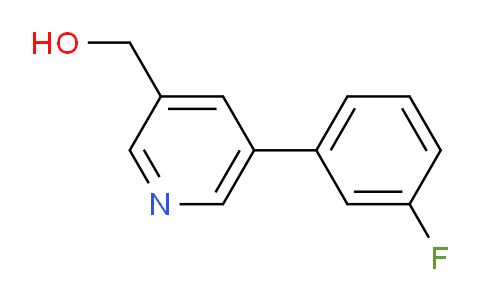 CAS No. 887974-11-0, (5-(3-Fluorophenyl)pyridin-3-yl)methanol