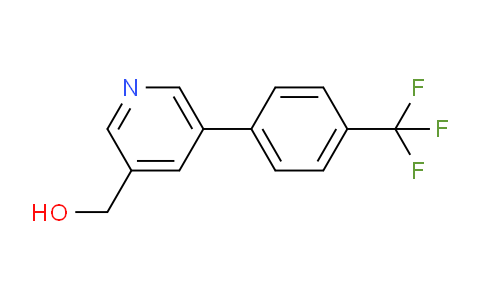 CAS No. 885959-16-0, (5-(4-(Trifluoromethyl)phenyl)pyridin-3-yl)methanol