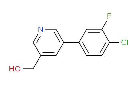 CAS No. 1346691-95-9, (5-(4-Chloro-3-fluorophenyl)pyridin-3-yl)methanol