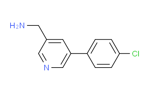 CAS No. 1260180-20-8, (5-(4-Chlorophenyl)pyridin-3-yl)methanamine