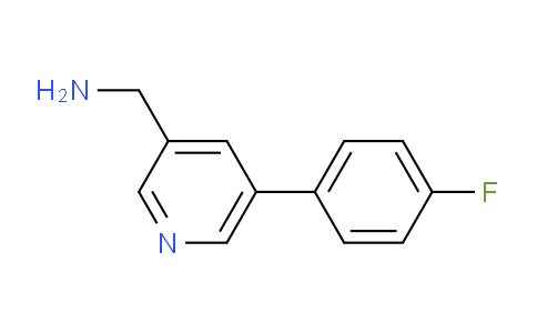 CAS No. 177976-53-3, (5-(4-Fluorophenyl)pyridin-3-yl)methanamine