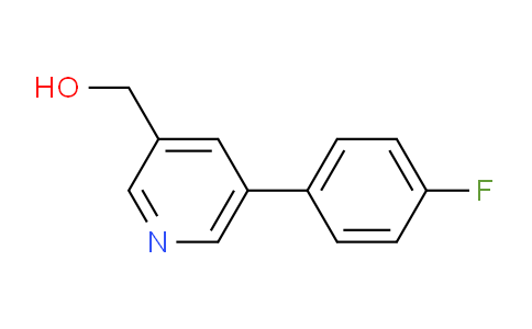 CAS No. 222551-22-6, (5-(4-Fluorophenyl)pyridin-3-yl)methanol