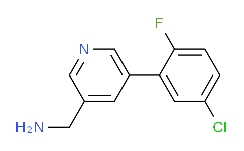 CAS No. 1346692-15-6, (5-(5-Chloro-2-fluorophenyl)pyridin-3-yl)methanamine