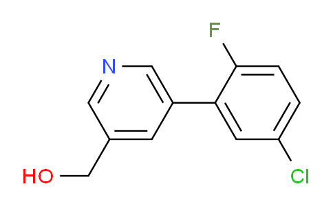CAS No. 1346692-13-4, (5-(5-Chloro-2-fluorophenyl)pyridin-3-yl)methanol