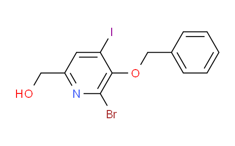 CAS No. 1198569-39-9, (5-(Benzyloxy)-6-bromo-4-iodopyridin-2-yl)methanol