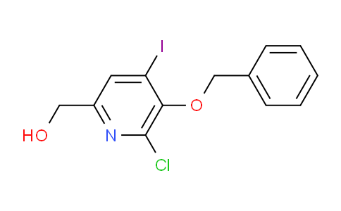 CAS No. 1186405-17-3, (5-(Benzyloxy)-6-chloro-4-iodopyridin-2-yl)methanol