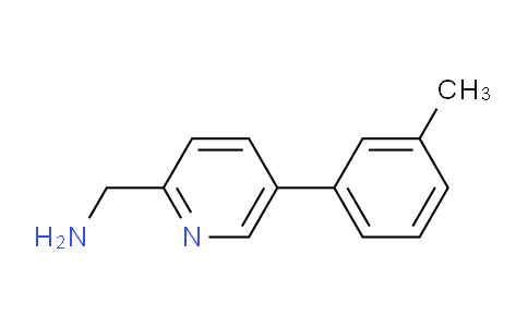 CAS No. 1500238-33-4, (5-(m-Tolyl)pyridin-2-yl)methanamine