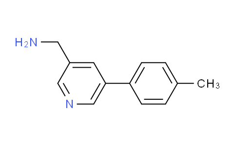 CAS No. 1346691-49-3, (5-(p-Tolyl)pyridin-3-yl)methanamine