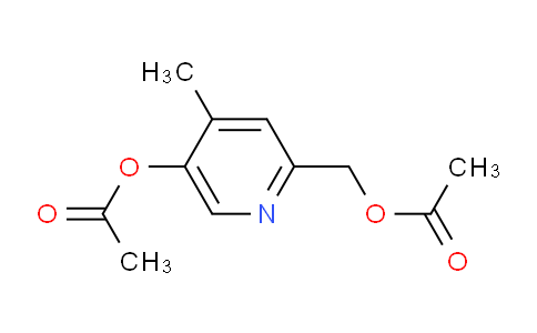 CAS No. 143509-36-8, (5-Acetoxy-4-methylpyridin-2-yl)methyl acetate
