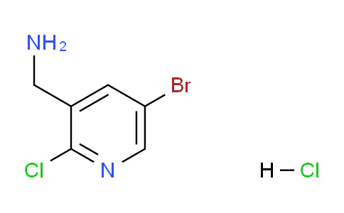 CAS No. 1276056-72-4, (5-Bromo-2-chloropyridin-3-yl)methanamine hydrochloride