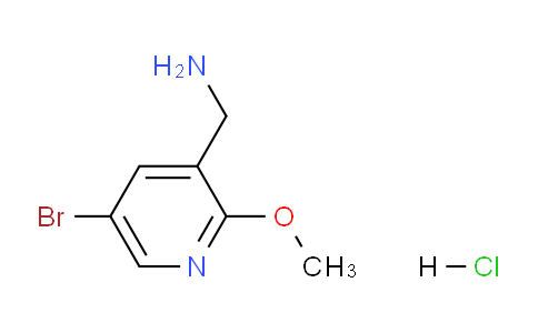 CAS No. 1428532-91-5, (5-Bromo-2-methoxypyridin-3-yl)methanamine hydrochloride